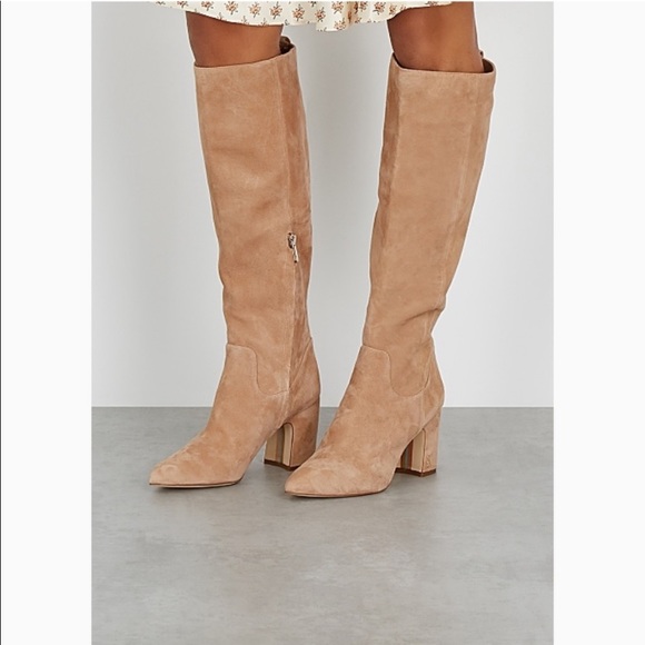 Sam Edelman Shoes - Sam Edelman Hai Pointed Toe Knee High Suede Boots